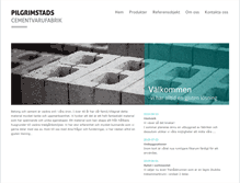 Tablet Screenshot of pilgrimstad-cementvaru.se